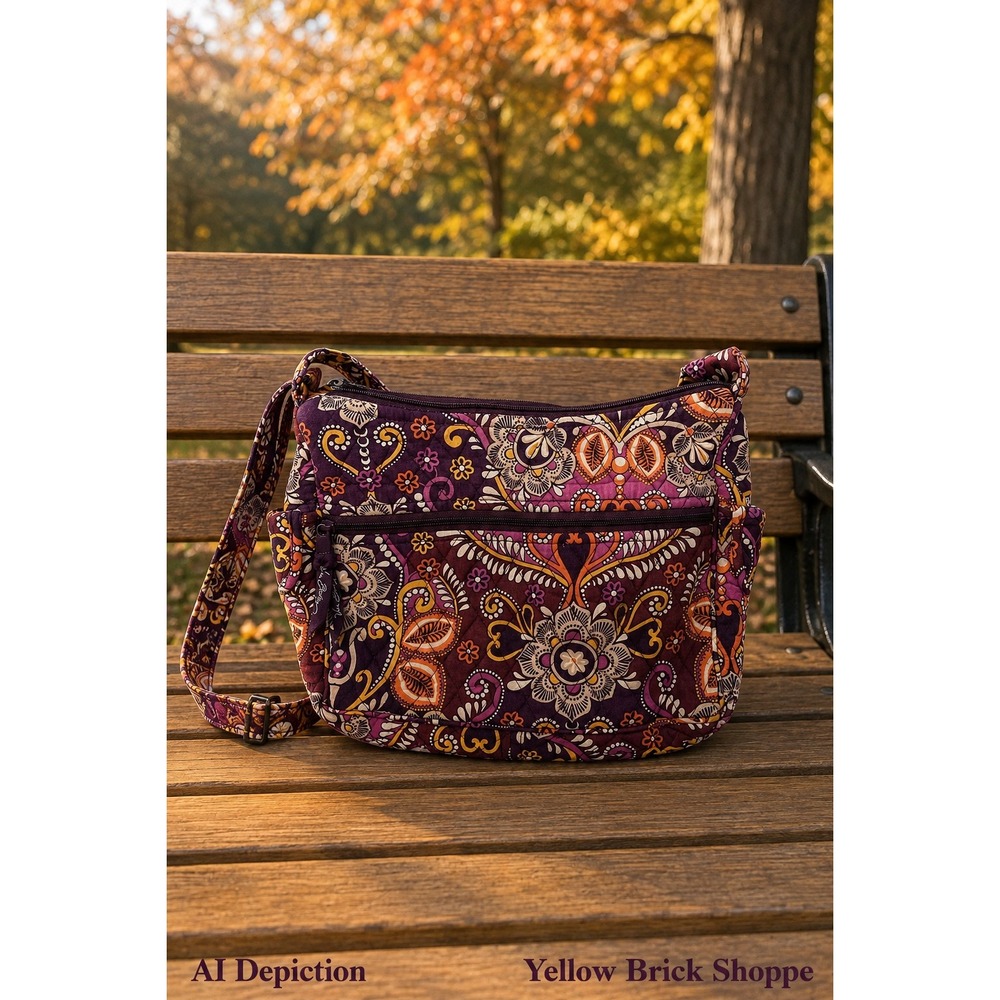 Vera Bradley Safari Sunset Sophie Shoulder Crossbody Bag Retired